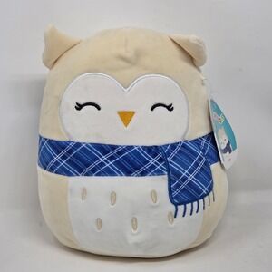 NEW Original Squishmallows Vee‎ The Owl With Scarf 8" Inch Plush Kellytoy NWT